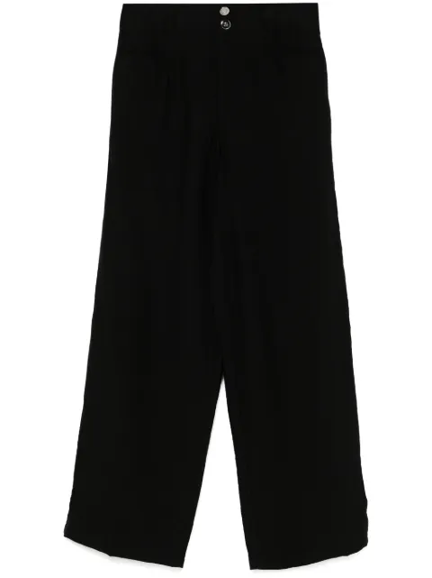 DKNY pantalones con efecto arrugado