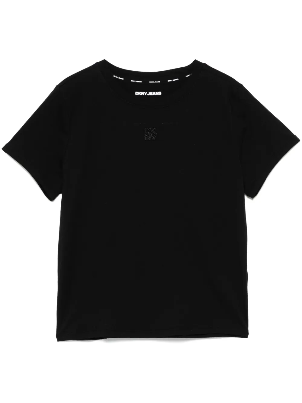 logo-embroidered T-shirt