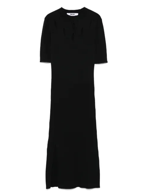 DKNY ribbed midi dress