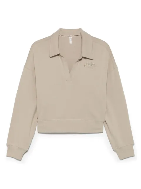 DKNY sudadera con logo bordado