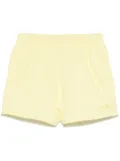 DKNY logo-embroidered track shorts - Yellow