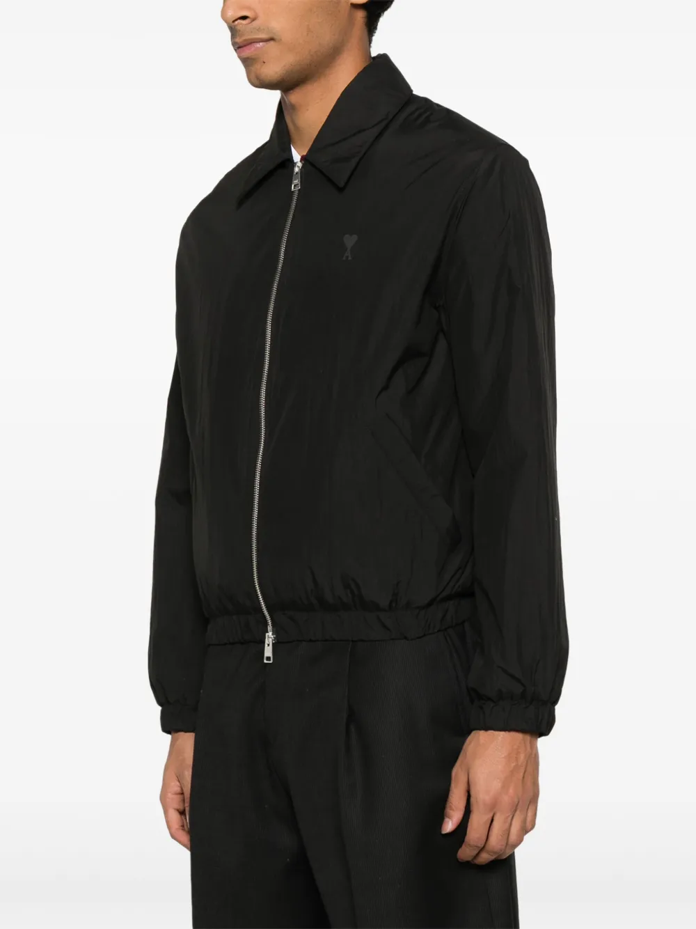 AMI Paris Jack met rits Zwart