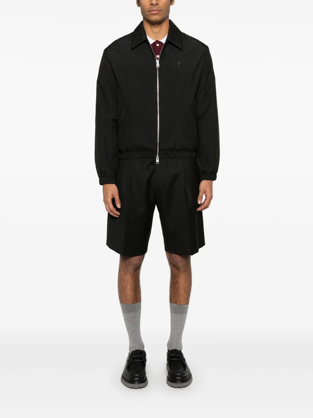 AMI Paris Jaqueta Ami De Coeur com zíper | Jaqueta bomber | Image 2