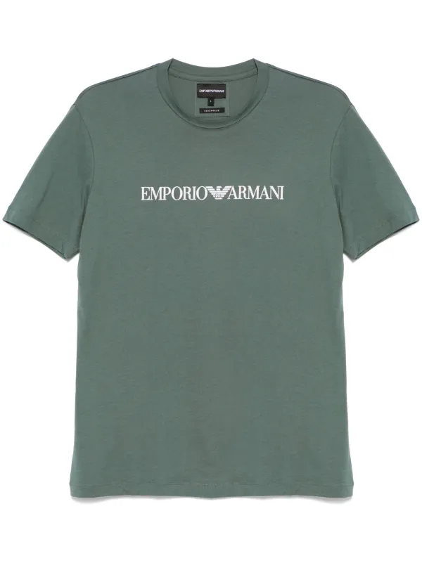 Tシャツ・カットソー EMPORIO ARMANI Men T-shirt Green EM001717AF14836 F9049 Emporio Armani EMPORIO ARMANI Men T-Shirts AF14836 EM001717