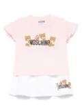 Moschino Kids Teddy Bear skirt set - White