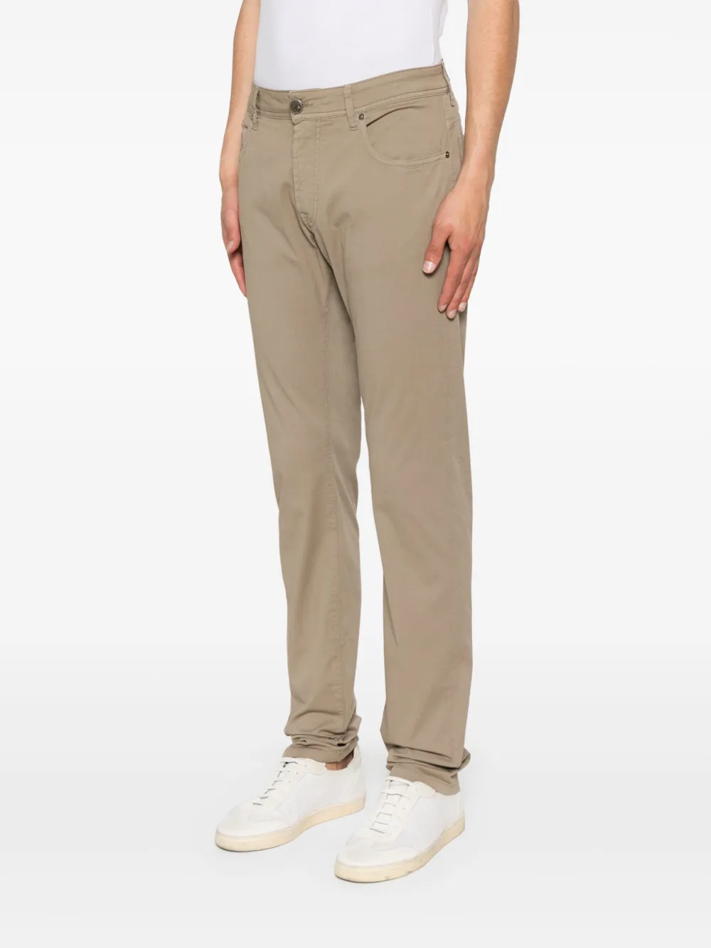 Corneliani Straight broek Beige