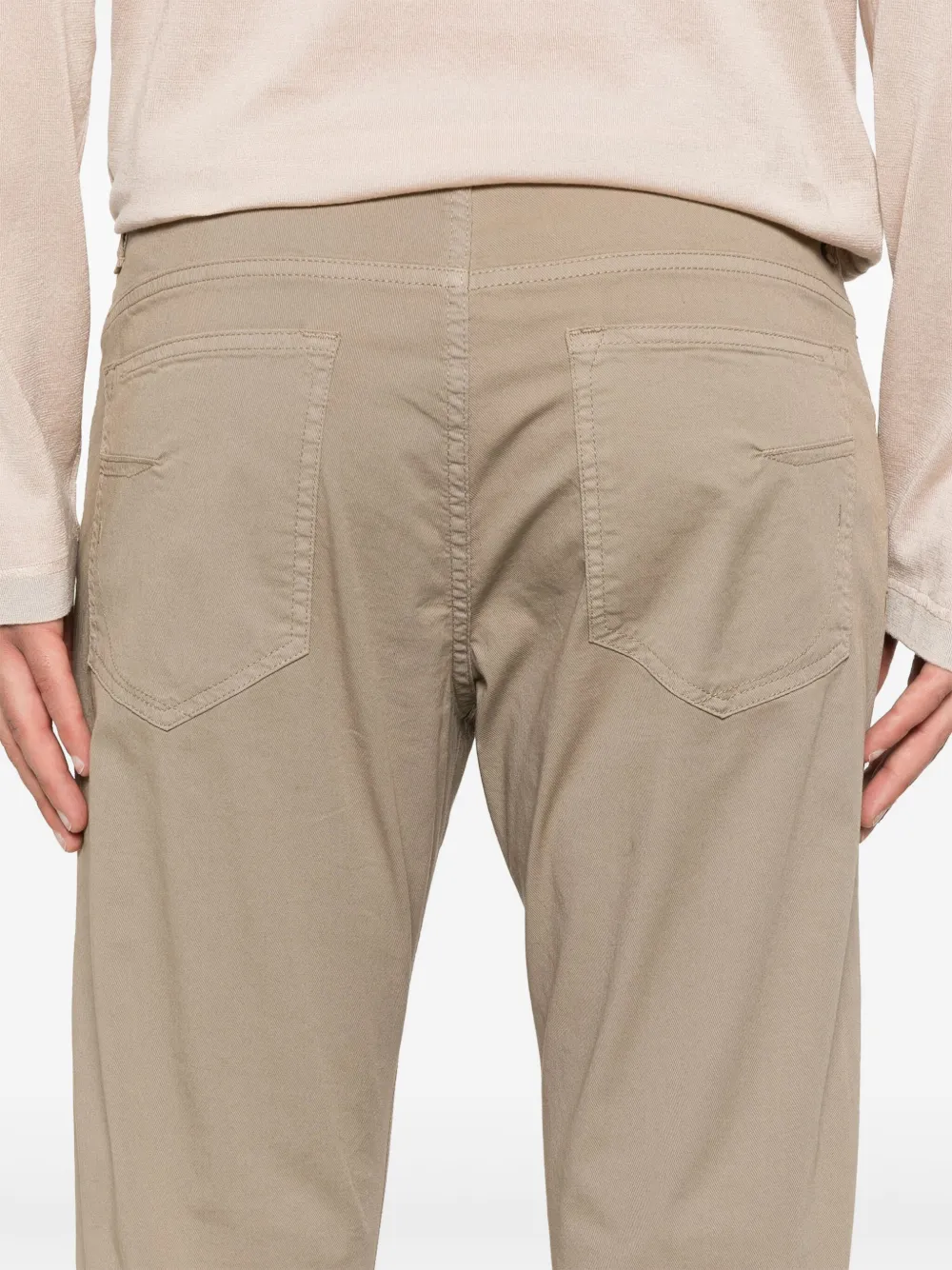 Corneliani Straight broek Beige