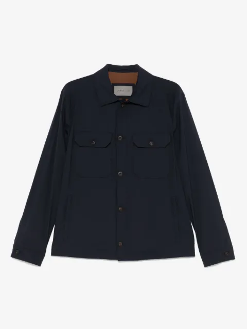 Corneliani sobrecamisa de lana