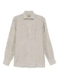 Corneliani linen shirt - Brown