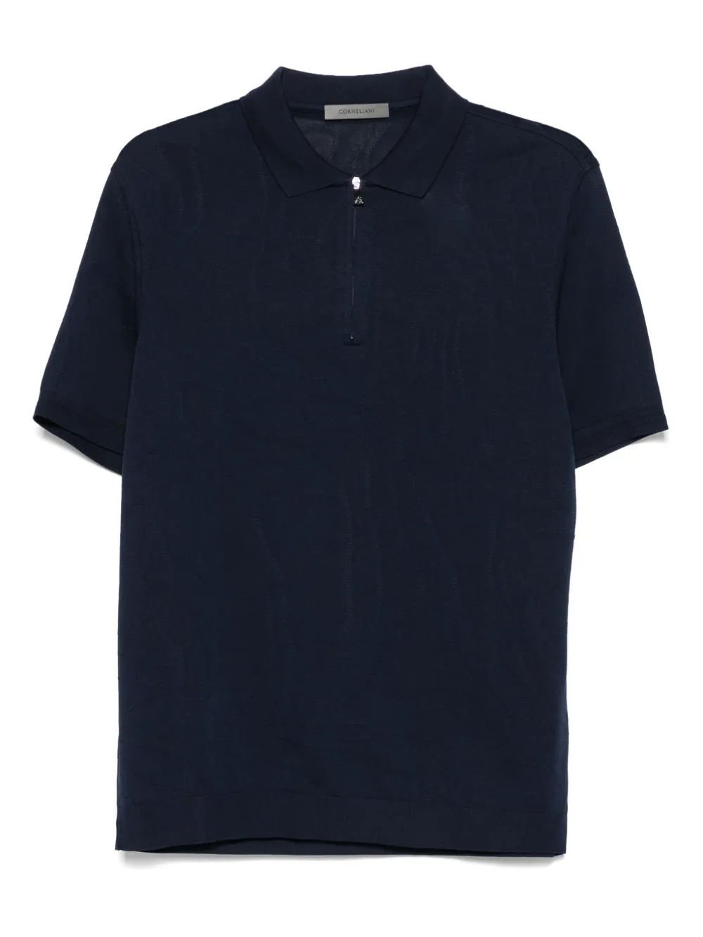 Corneliani Jersey poloshirt Blauw