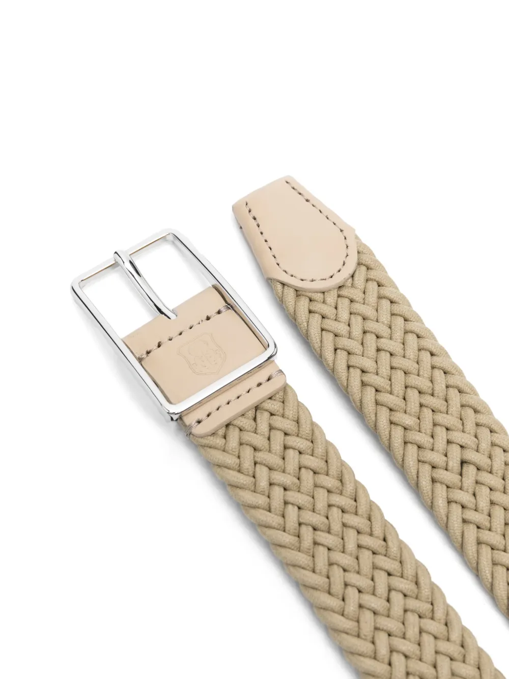 Corneliani Gevlochten riem - Beige