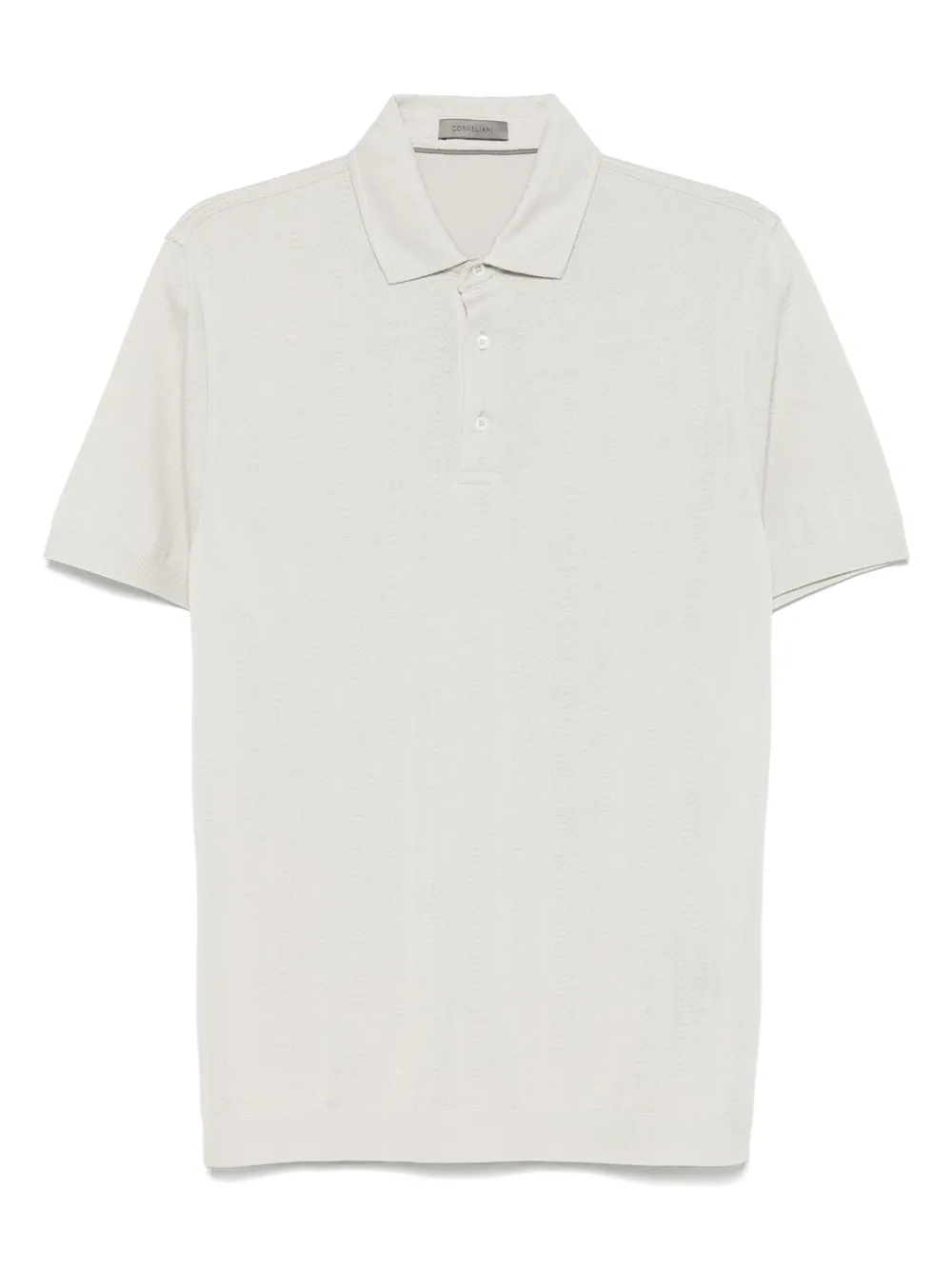 Corneliani Jersey poloshirt Grijs