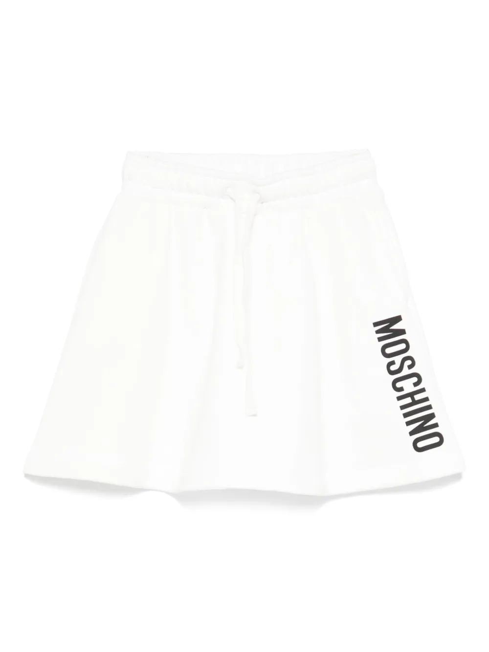 Moschino Kids Rok met logoprint Wit