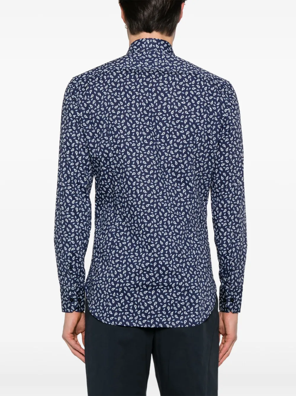 ETRO Overhemd met paisley-print Blauw