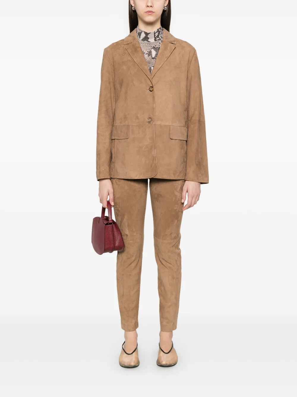 'S Max Mara Amleto broek - Bruin