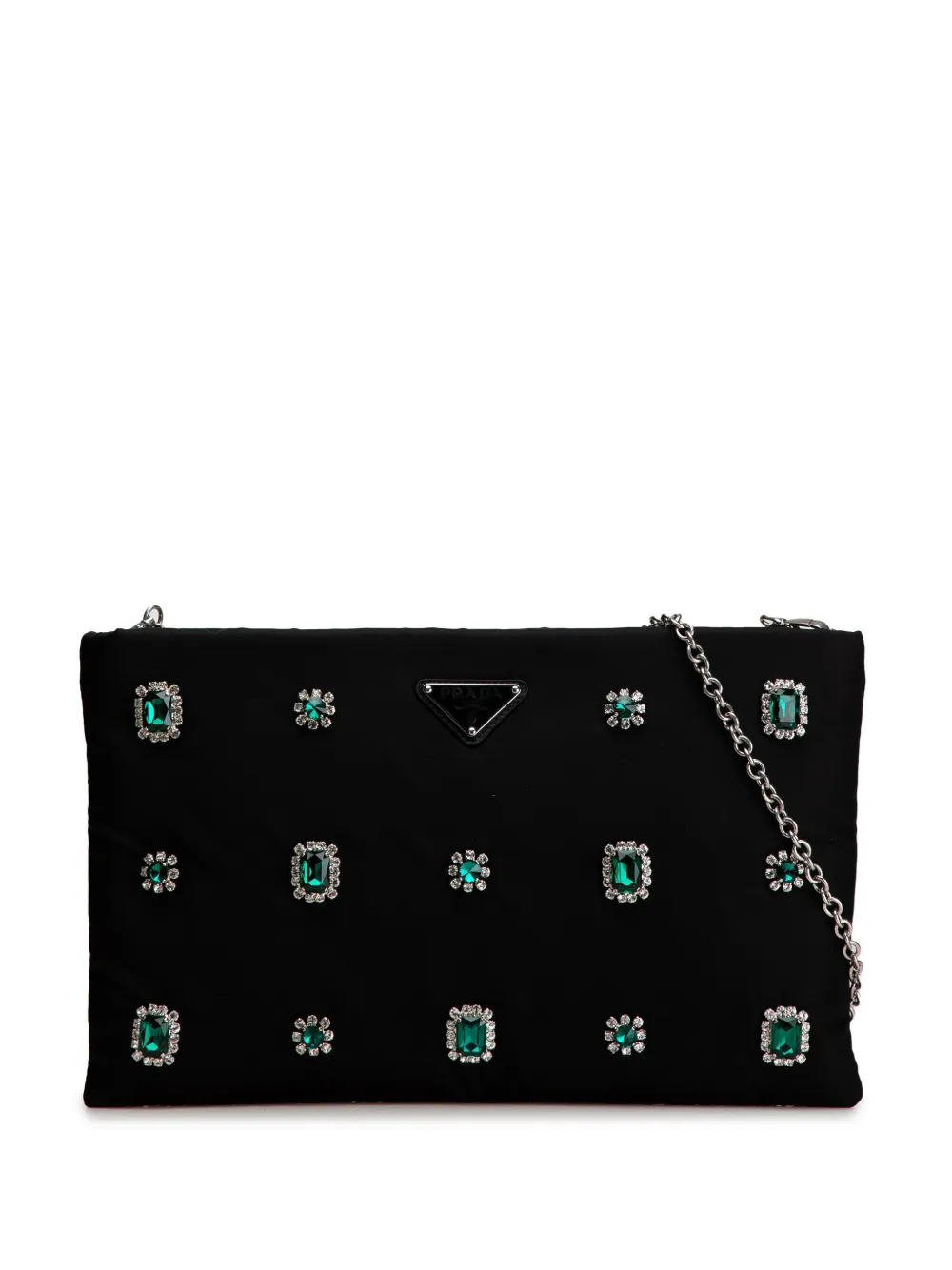 2013-2024 Tessuto Catene Crystal Embellished Chain crossbody bag