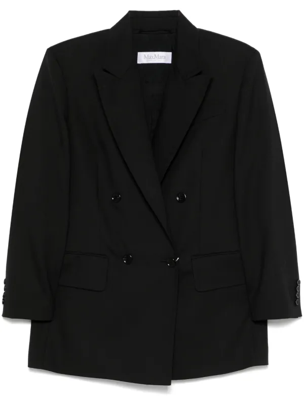 マックスマーラ Max Mara ブルゾン ジャケット 38 黒 BK
