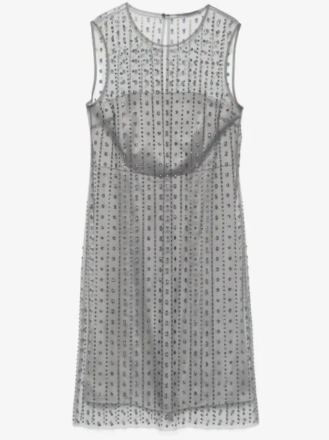 Luisa Cerano robe courte en mesh
