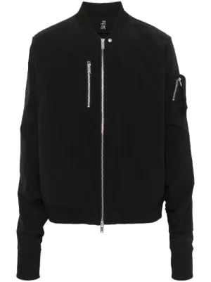 thom/krom HOODIE ZIP BOMBER COAT / WARM PADDED (BLACK)の商品