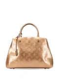 Louis Vuitton Pre-Owned 2015 Monogram Vernis Montaigne MM satchel - Brown