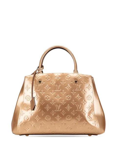 Louis Vuitton Pre-Owned 2015 Monogram Vernis Montaigne MM satchel