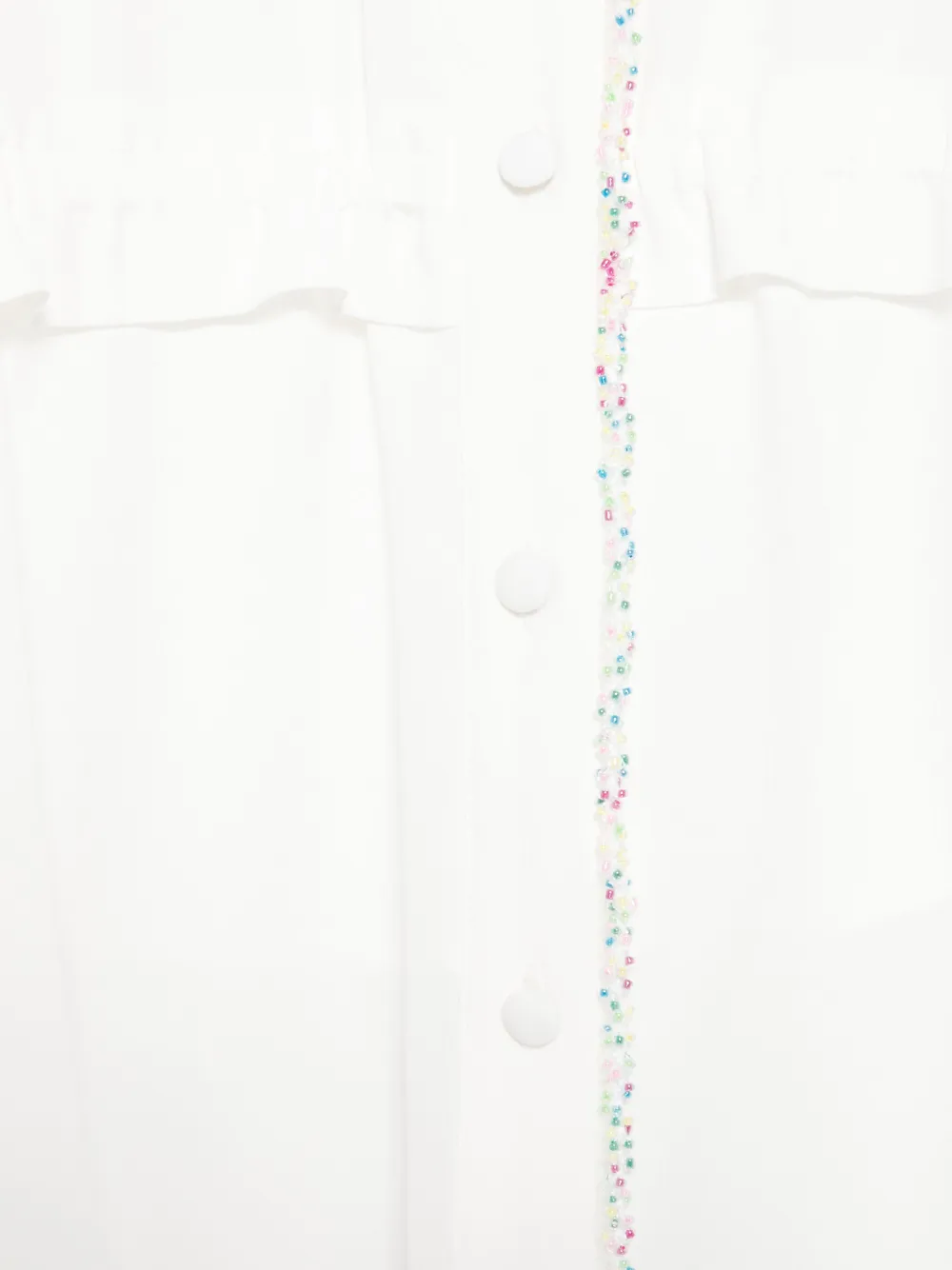 Missoni Kids Jurk met kralen afwerking Wit