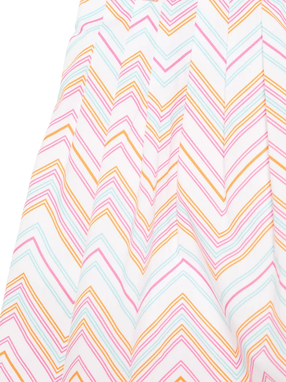 Missoni Kids Shorts met zigzag-print Wit