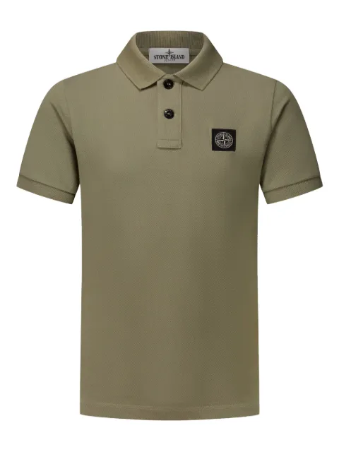 Stone Island Junior Compass-motif polo shirt