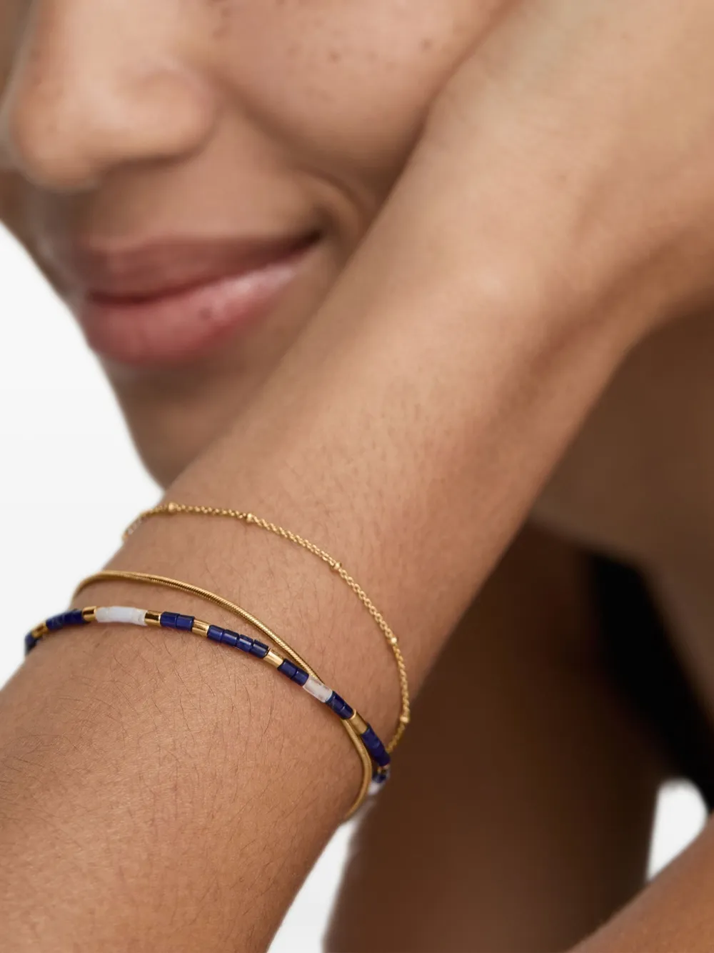  Monica Vinader Pulsera Delphi Multi Gemstone - Azul 