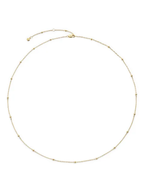 Monica Vinader 18K yellow gold bead-chain necklace
