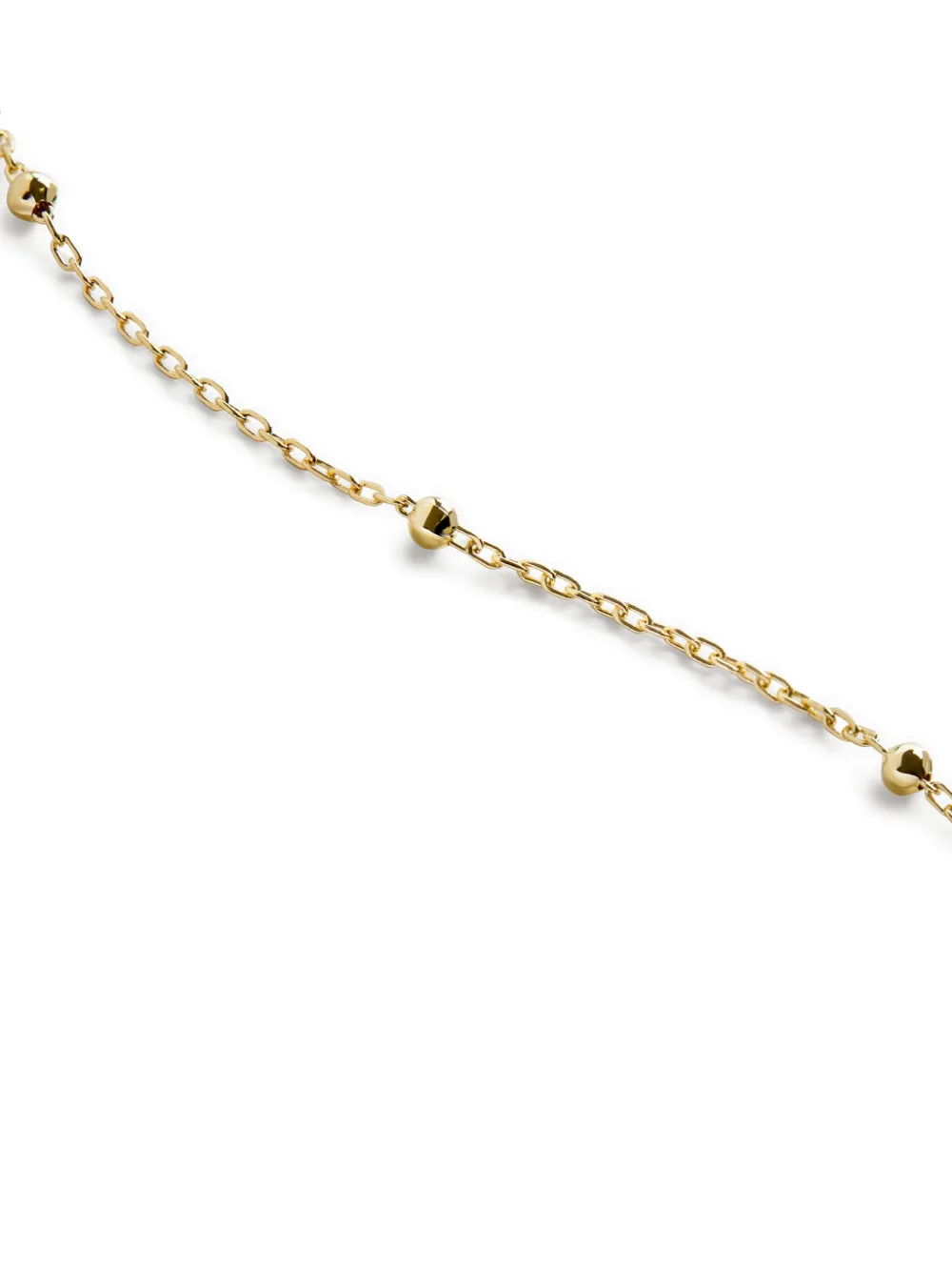 Monica Vinader 18k Yellow Gold Bead-chain Necklace In Gold