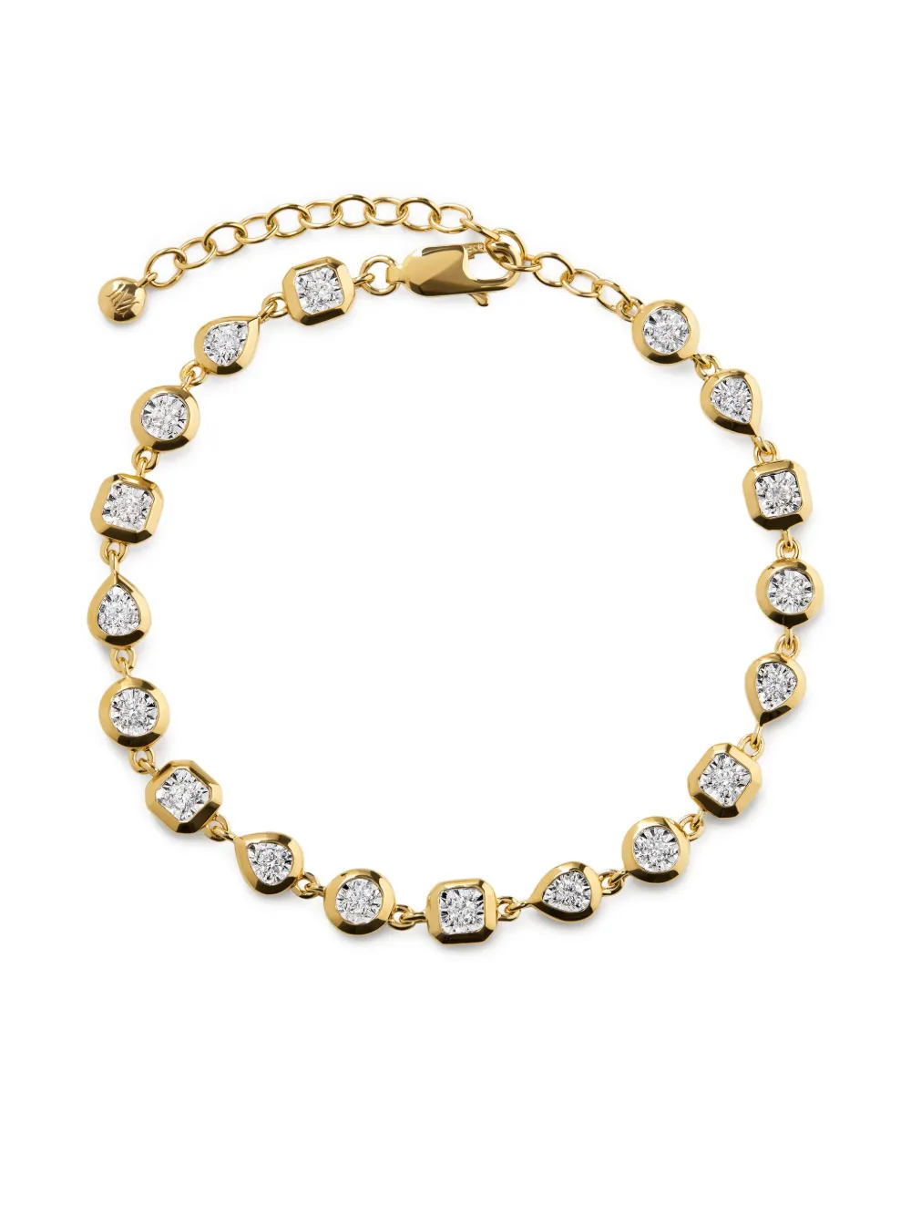Monica Vinader Bezel bracelet | Gold | Image 1
