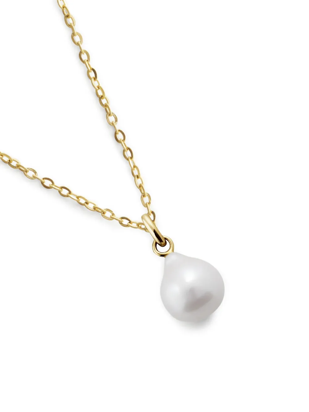 Monica Vinader 14kt yellow gold pearl pendant necklace | Image 2