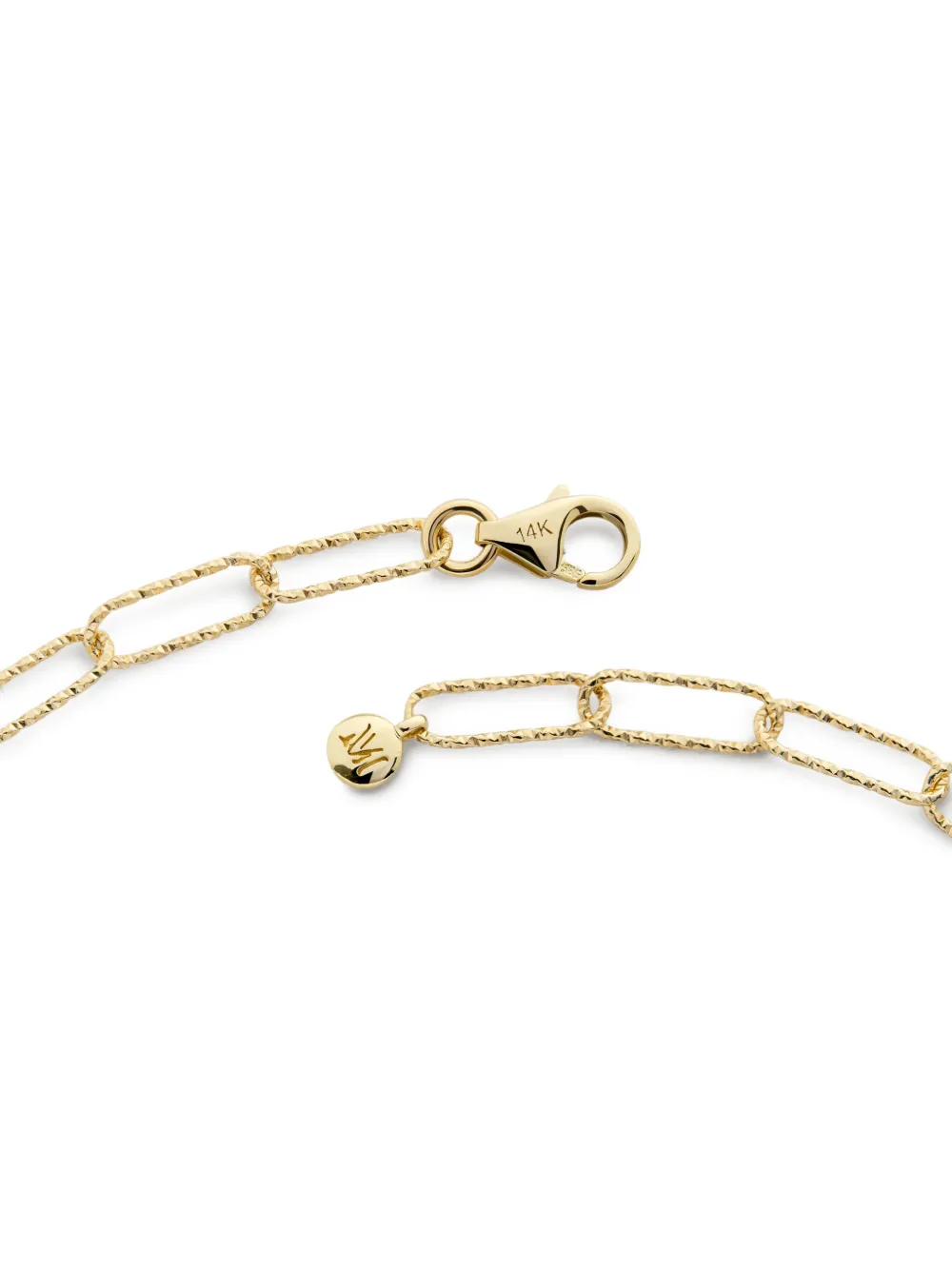 Monica Vinader Alta Textured Chain Link Bracelet