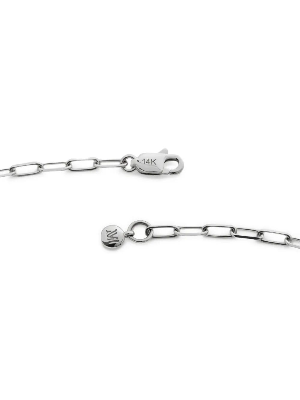 Monica Vinader 14kt white gold chain necklace | Image 2