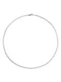 Monica Vinader 14kt white gold chain necklace - Silver