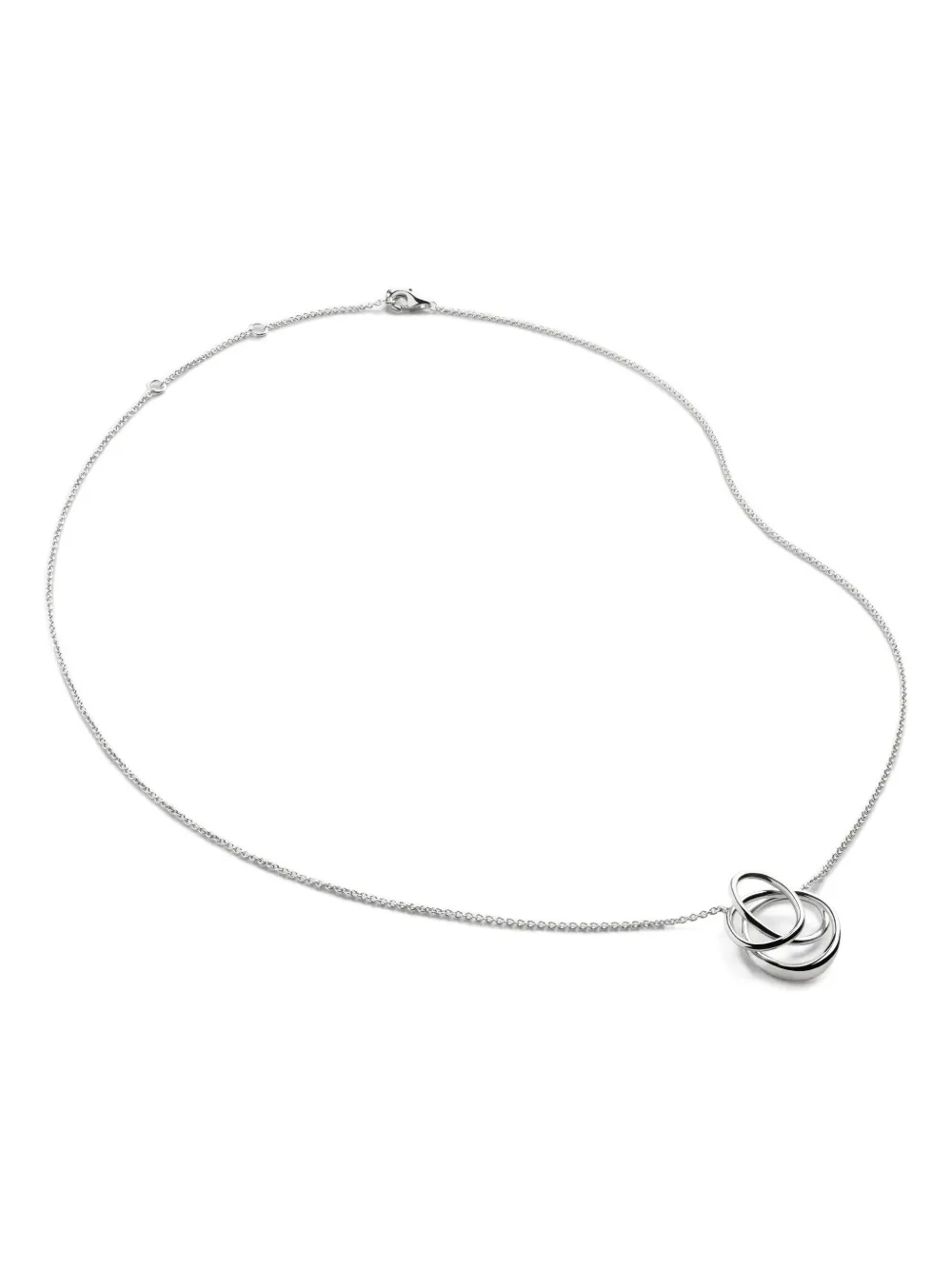 Monica Vinader Womens Nura Wrap Sterling-silver Pendant Necklac In Metallic