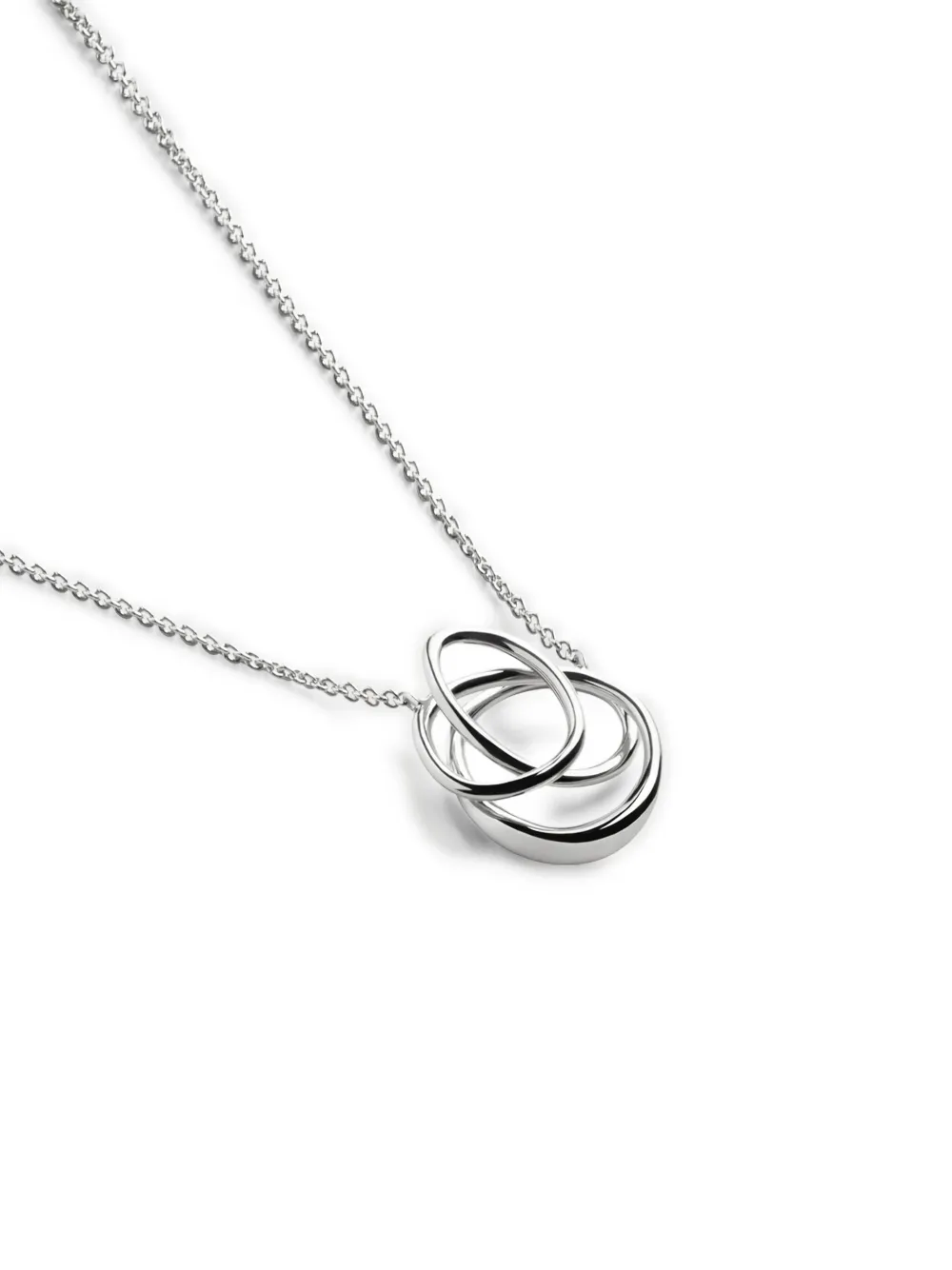 Monica Vinader Womens Nura Wrap Sterling-silver Pendant Necklac In Metallic