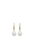 Monica Vinader 14K yellow gold small baroque pearl huggie earrings