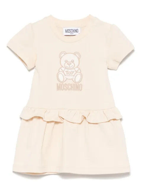 Moschino Kids فستان بنقش تيدي