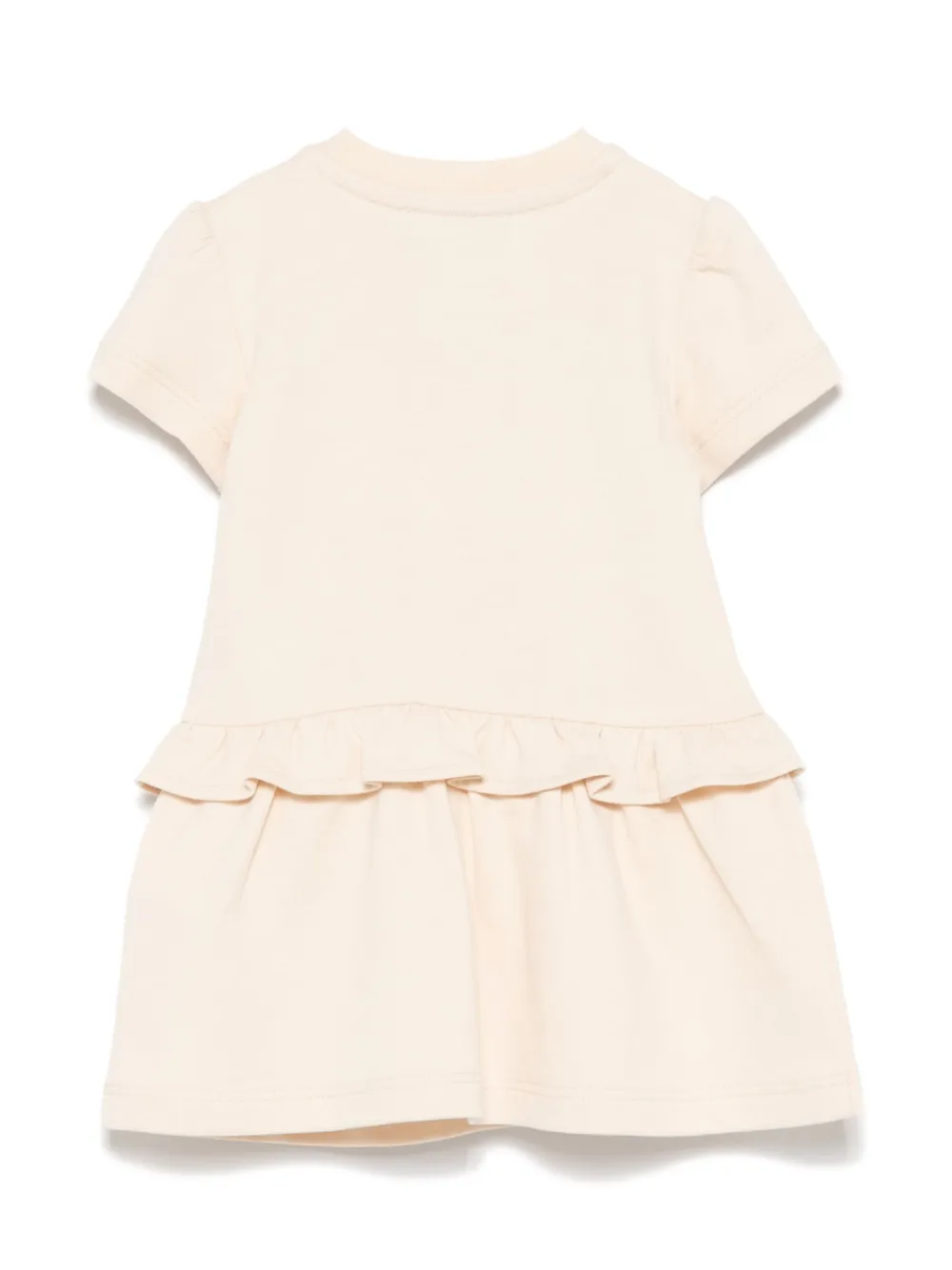 Moschino Kids Mini-jurk met teddybeerprint - Beige