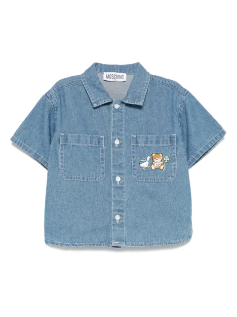 Moschino Kids Spijkershirt