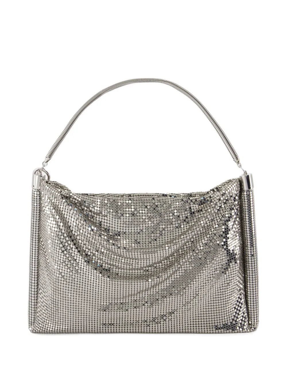 Rabanne Metallic mesh schoudertas - Zilver