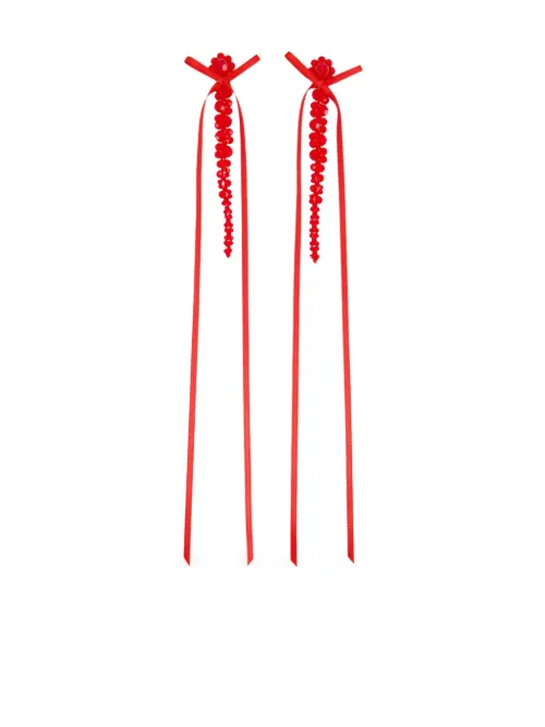 Boucles d'oreilles à nœud fin - Simone Rocha - Modalova
