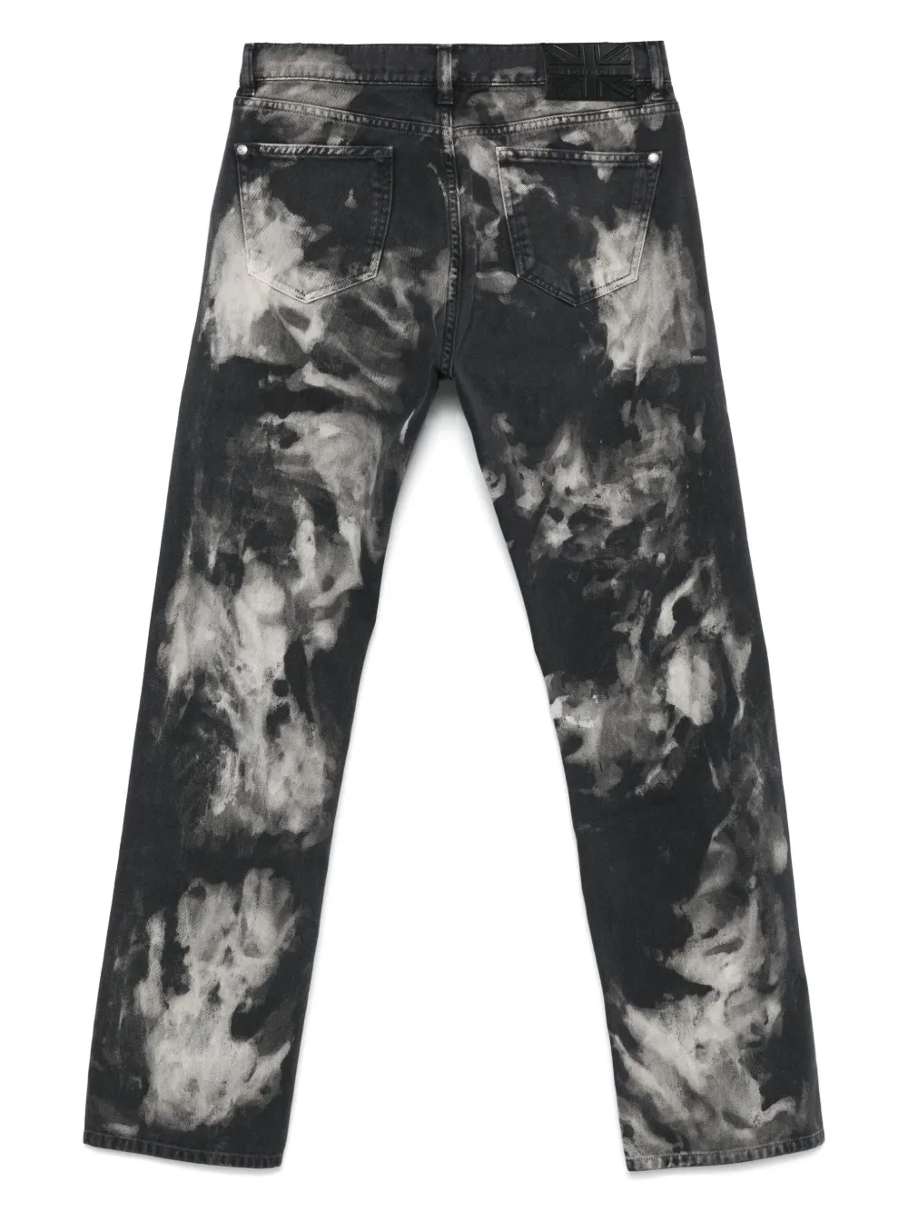 John Richmond Jeans met waterverf-effect - Zwart