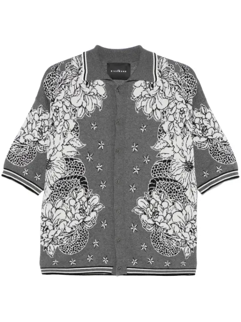 John Richmond floral-pattern shirt