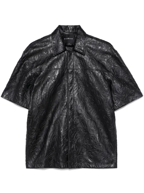 John Richmond leather shirt
