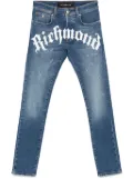 John Richmond logo-print jeans - Blue