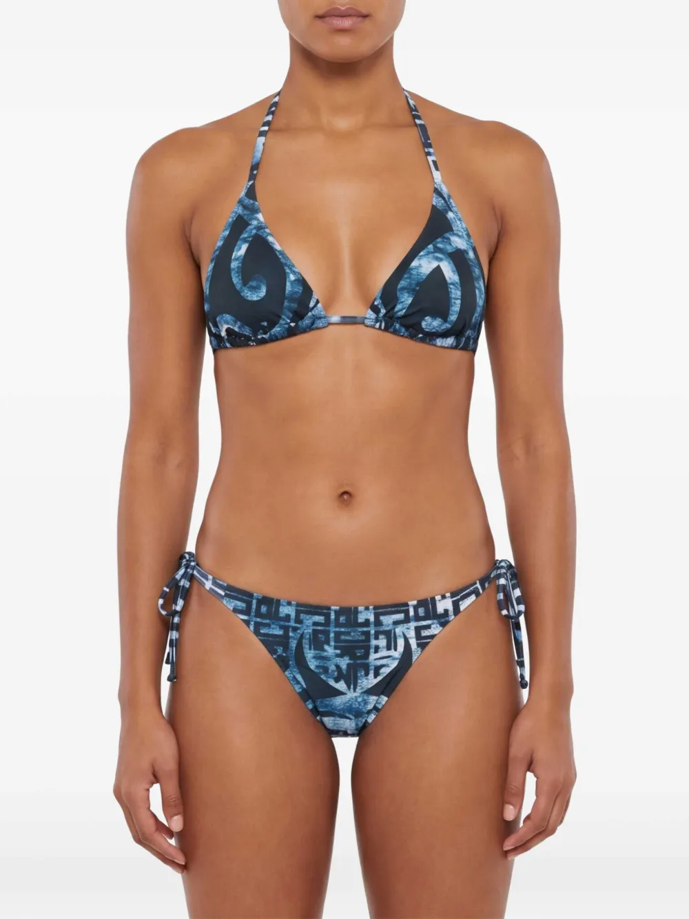 John Richmond Bikini met print Blauw