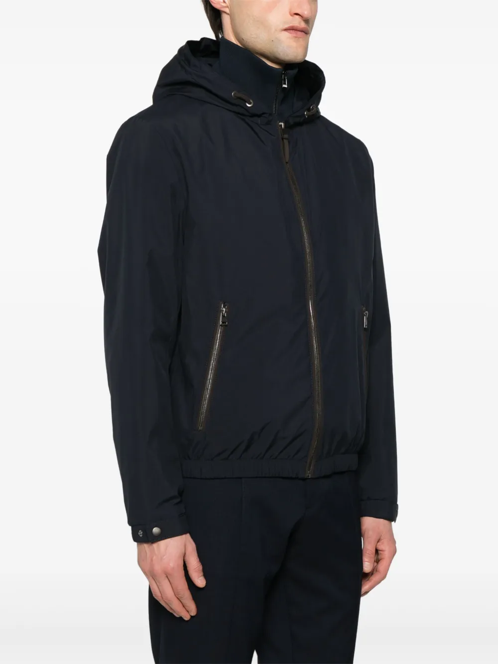 BOSS Jack met capuchon Blauw